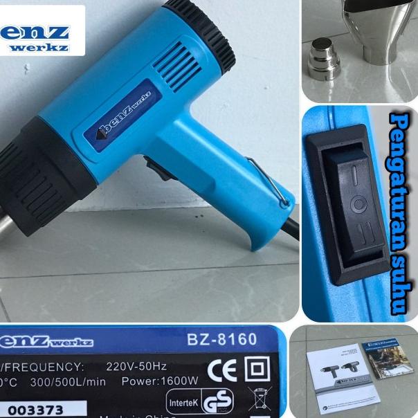 Benz Mesin Hot Gun Heat Gun Mesin Pemanas Blower Benz Werkz