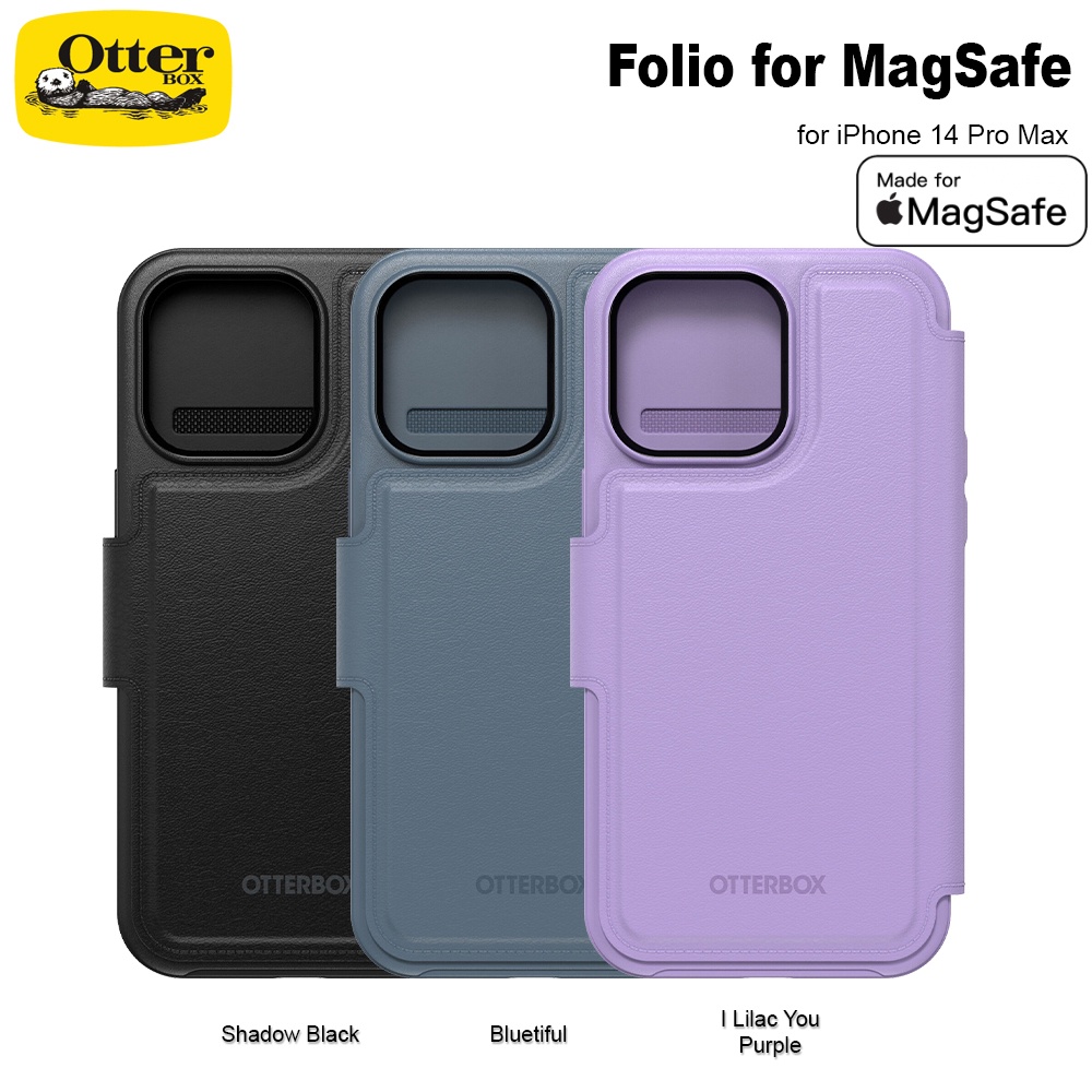 Casing iPhone 14 Pro Max OtterBox Flip Cover Folio Case with MagSafe