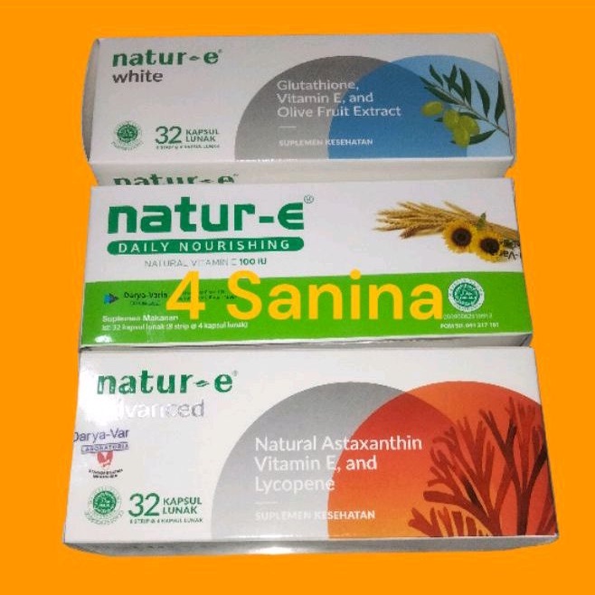 NATUR E ISI 32 KAPSUL / NATUR E WHITE / NATUR E DAILY NOURISHING / NATUR E ADVANCED
