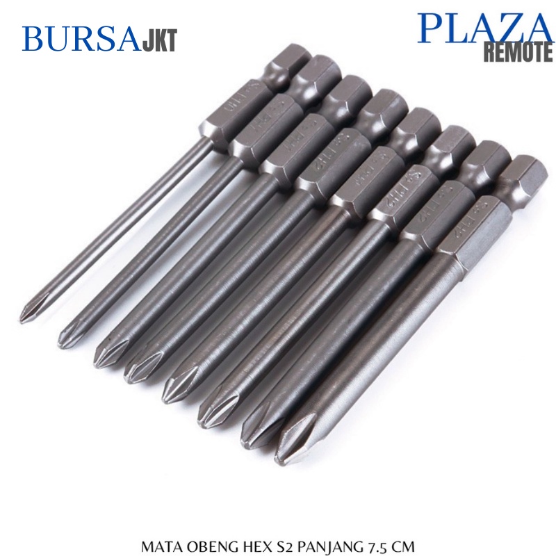 MATA OBENG TORX BAJA S2 KUNCI HEX SHANK MAGNETIC KONEKTOR MATA BOR