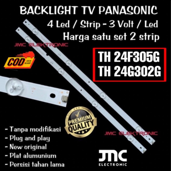 BACKLIGHT TV PANASONIC TH24F302G TH24F305G TH24F302 TH 24F302G 24F305G Diskon