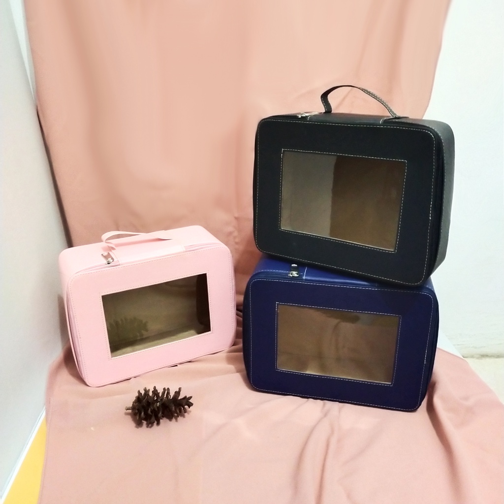 Pouch Make Up Make Up Organizer Tas Kosmetik Wanita Make Up Artist Besar Muat Banyak Jumbo Trufle Bag