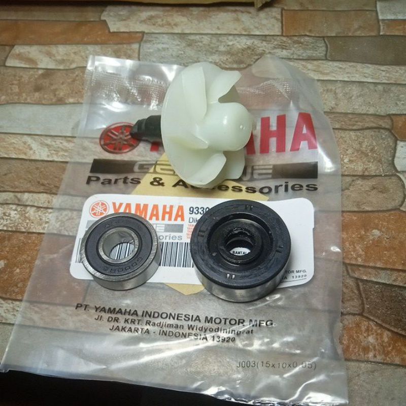 as kipas plus seal sil plus Bering klaher 6000 waterpump Jupiter MX Vixion water pump radiator water