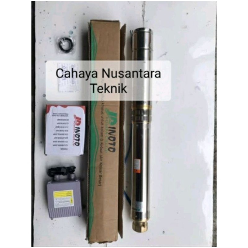 Mesin Pompa Celup Submersible INOTO 4 Inch 0.75 HP