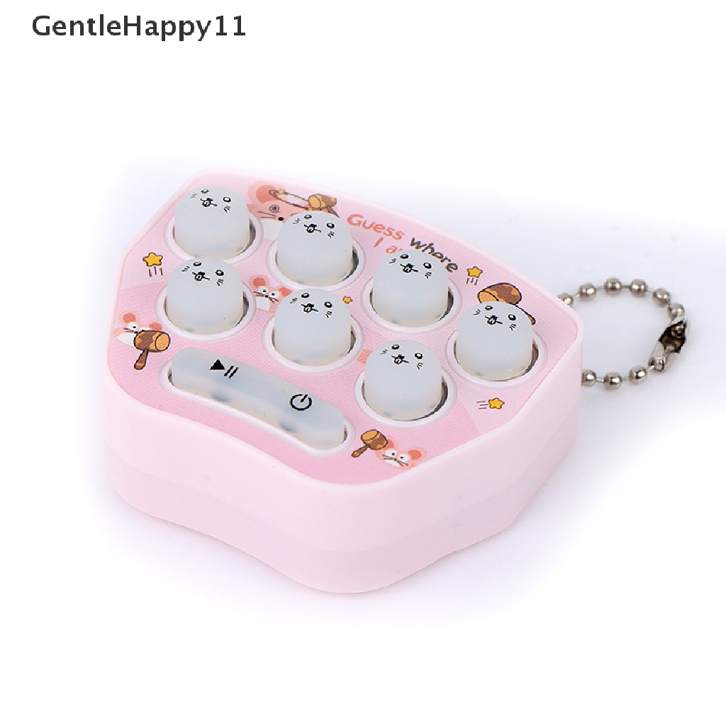 Gentlehappy Mini Console Game Machine Mainan Gantungan Kunci Hamster Mini Genggam Portable Anak id