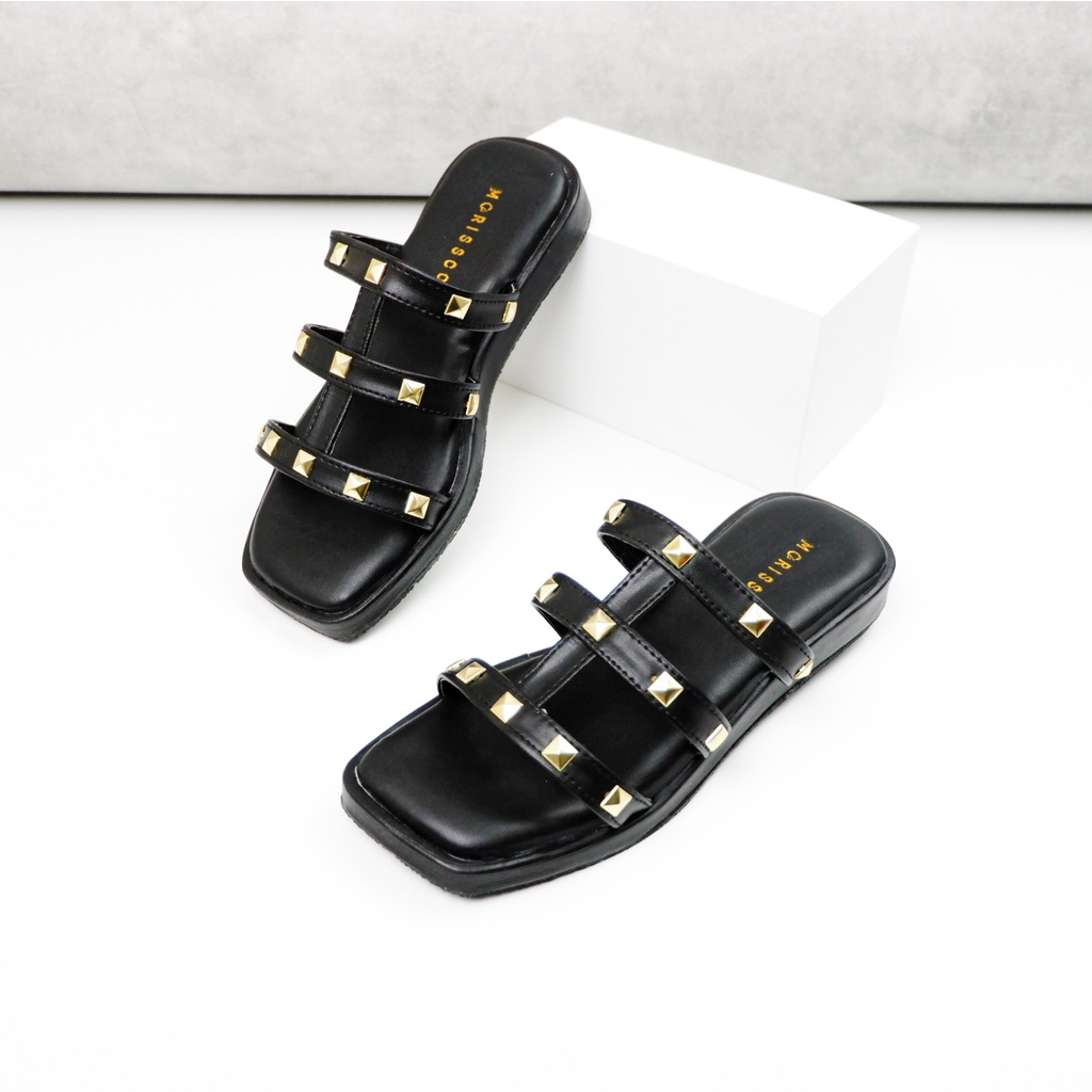 Sandal Wanita Kekinian Sendal Fashion Casual Ring Stude Wanita BA 61