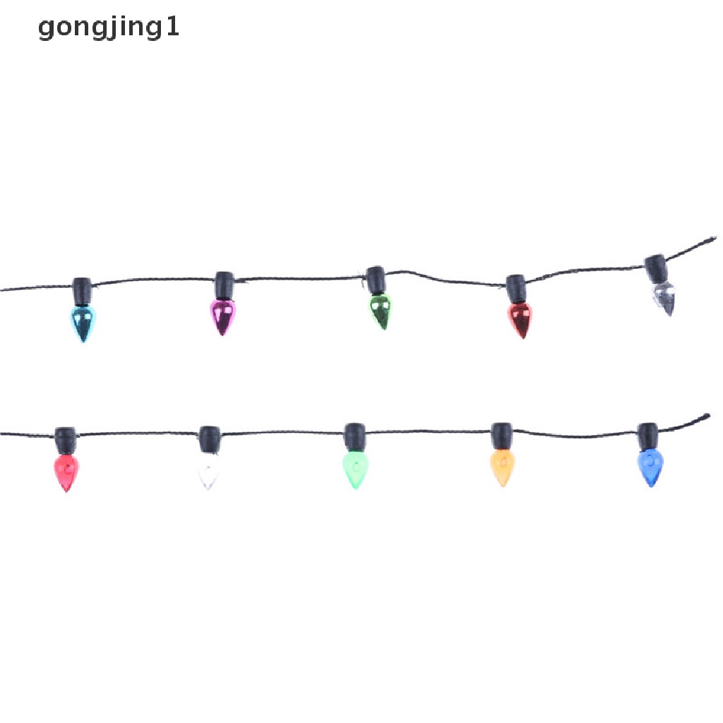 Ggg Mainan Miniatur Lampu String 0.5m 1 / 12 Bahan Plastik Untuk Dekorasi Rumah Boneka