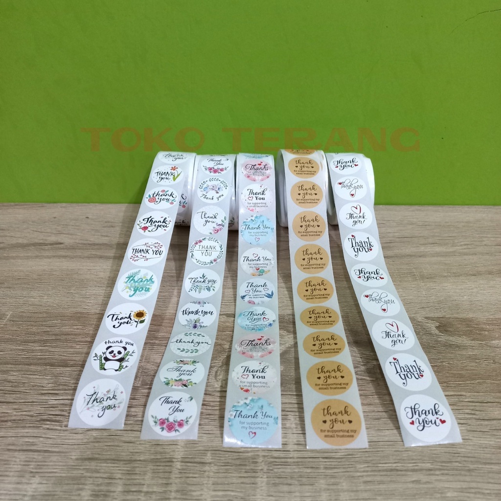 

stiker label thankypu stiker label makanan sticker thankyou for your order online