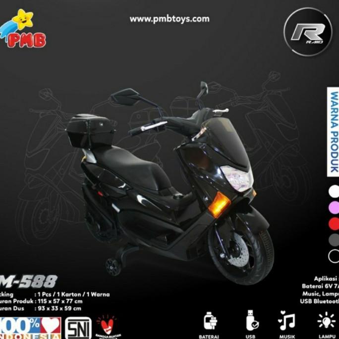 Mainan Anak Motor Aki Model Yamaha Nmax PMB M588 M-588 M 588 N-max stock ada