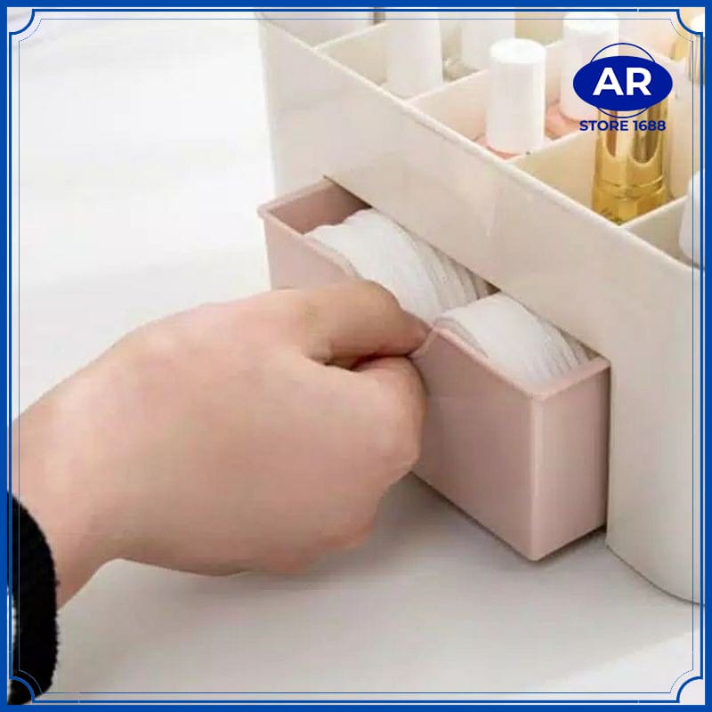 RAK KOSMETIK MINI LIPSTIK / MINI COSMETIC STORAGE DRAWER / KOTAK PENYIMPANAN MAKEUP ORGANIZER SERBAGUNA-[AR STORE1688]