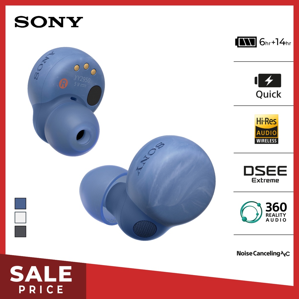 SONY Linkbuds S TWS WF-LS900N Truly Wireless Noise Canceling - Blue