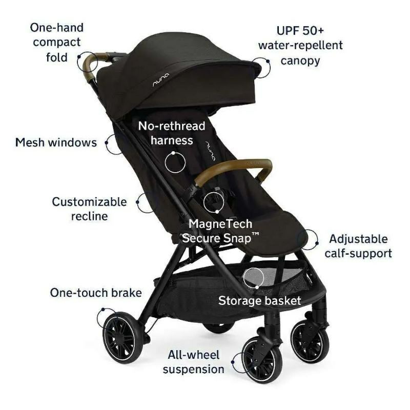 Stroller Nuna Trvl / Stroller Autofold / Kereta Dorong Bayi