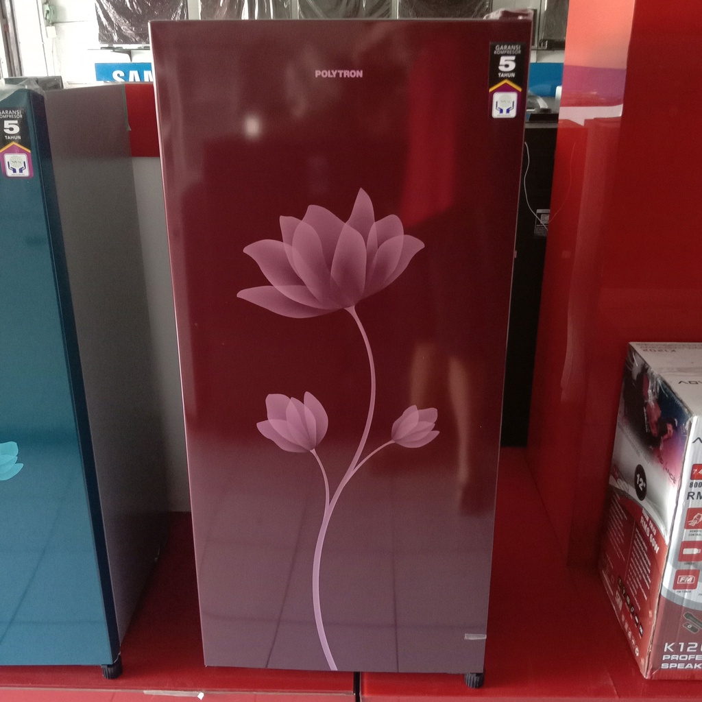 LEMARI ES KULKAS POLYTRON PRB189 B / KULKAS 1 PINTU POLYTRON