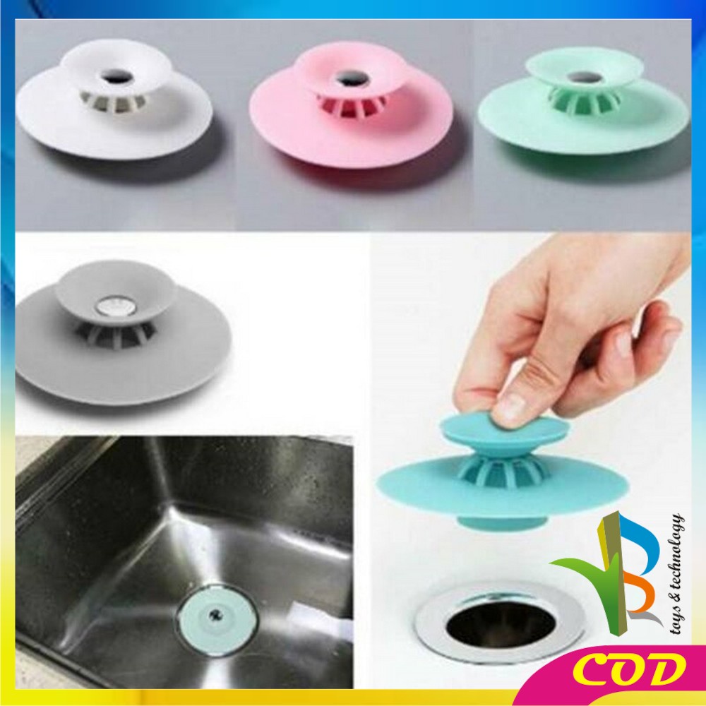 RB-C141 Penutup Lubang Saringan Wastafel Cuci Piring dan Toilet Silikon Floor Drain Kamar Mandi