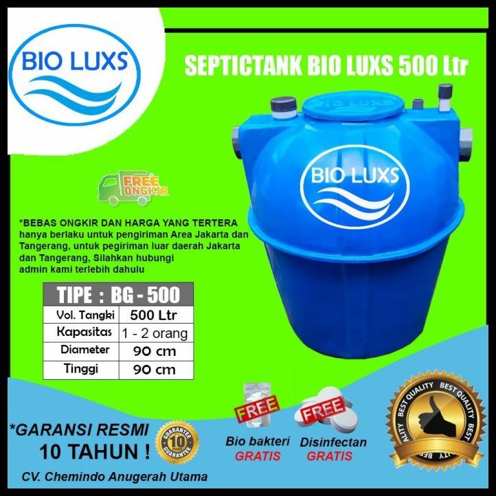 Promo  Septic Tank Bio, Biotech, Biofil, Bioluxs Tipe Bg 500 Liter Terlaris