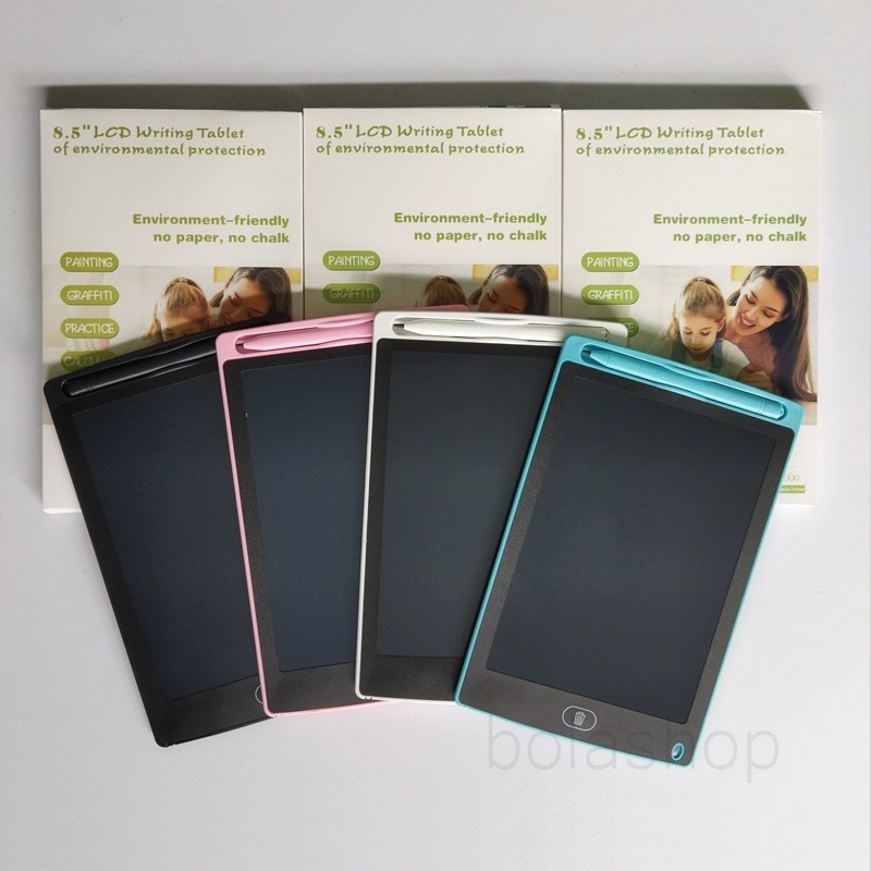 LCD WRITING TABLET 8.5 INCH / PAPAN TULIS ANAK DAN DEWASA / DRAWING TABLET
