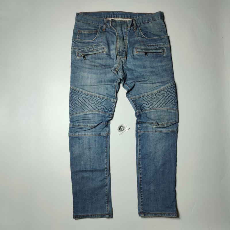 Bikers Jeans Balmain Paris Size 32