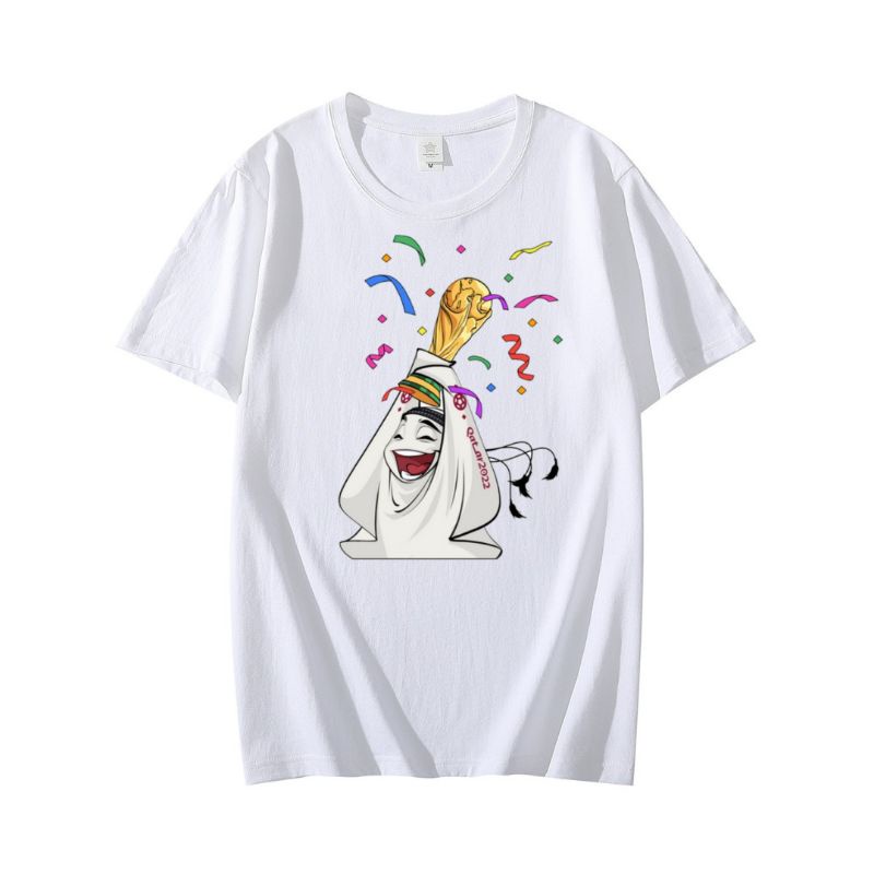 BAJU ANAK KAOS ANAK MASKOT FIFA WORLD CUP QATAR PIALA DUNIA