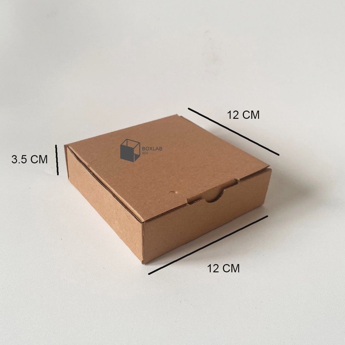 

Box 12x12x3,5 cm, Box Corrugated, Dus Cake , Box Packaging DC 121235