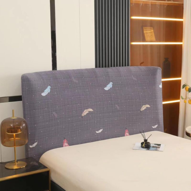 Sarung SANDARAN tempat tidur import elastis/Cover DIVAN HEADBORD stretch