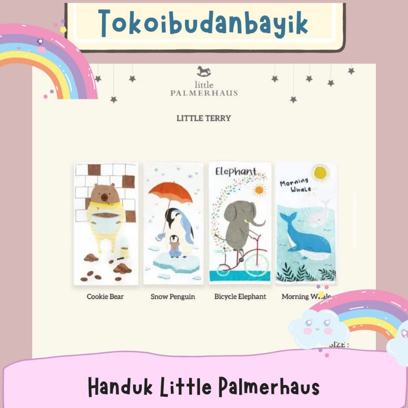 Little Palmerhaus - Little Terry Towel Vol 6.0/Handuk bayi 50 X 100 cm