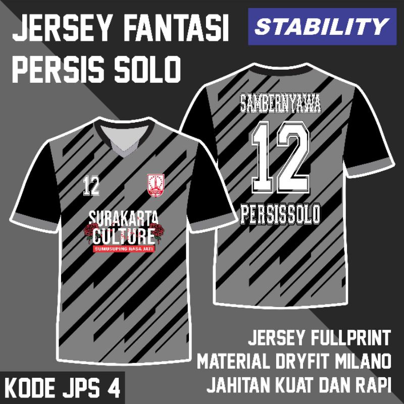 JERSEY PERSIS SOLO FANTASY DESAIN JPS 4 STABILITY