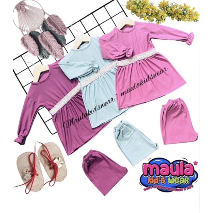 setelan anak perempuan newborn 0-3 tahun / setelan JASMINE / setelan bayi perempuan / baju anak perempuan / baju bayi perempuan