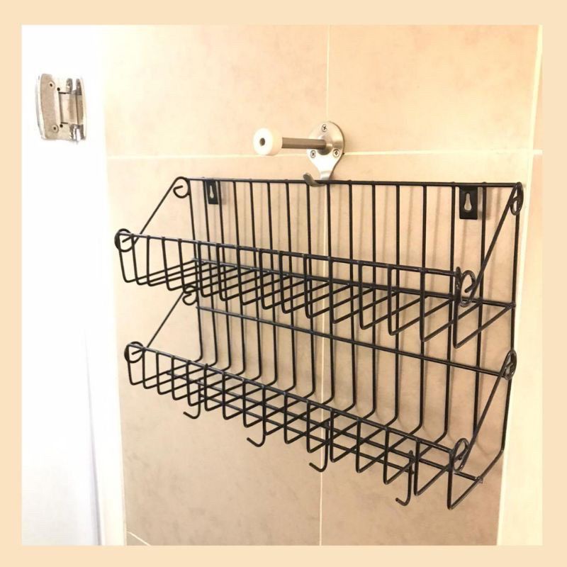 Rak Gantungan Bumbu Dapur 2 Susun