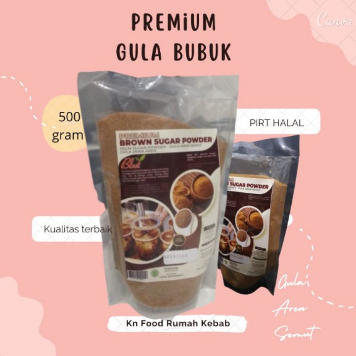 

Satu Dus Brown Sugar Bubuk 20pc 10kg Gula Semut Aren 500g