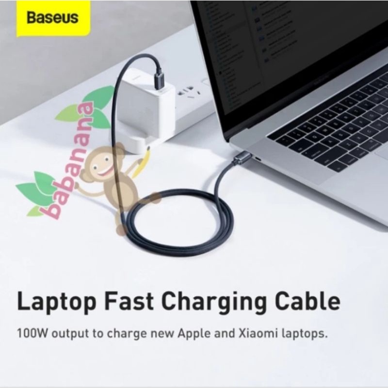 Kabel data Type-C to Type-C 100W Fast Charging Cable 2 Meter Ungu