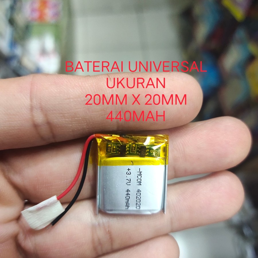 BATERAI HEADSET BLUETOOTH 401010 ukuran 10mm x 12mm / 1CM X 1.2CM &amp; BATERAI TWS  9mm x 9mm SOLDER &amp; 402020 20MM X 20MM KABEL MANTUL