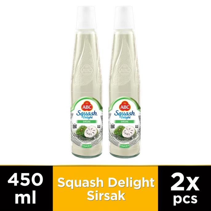 

ABC Sirup Squash Delight Sirsak 460 ml - Twin Pack