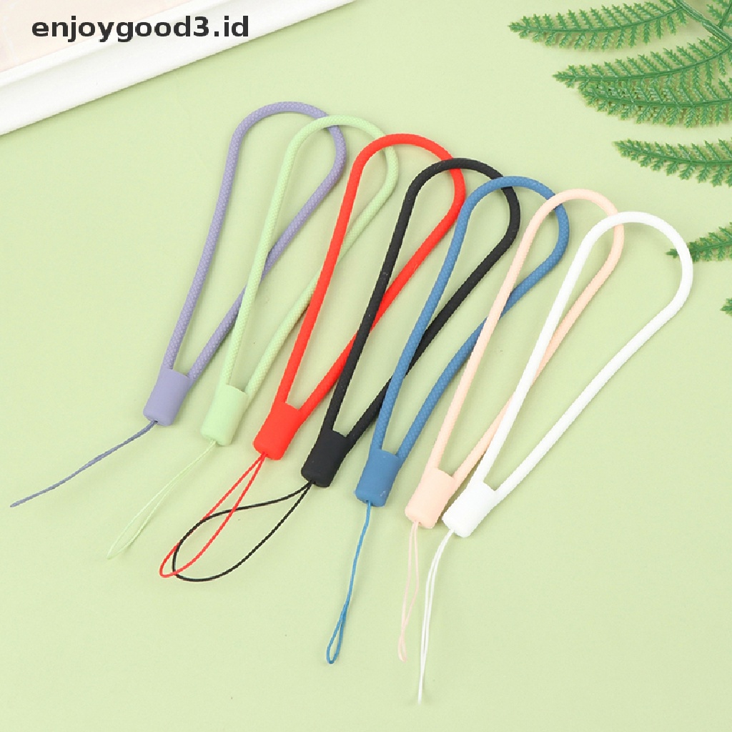 Tali Lanyard Ponsel Bahan Silikon Anti Jatuh Anti Hilang