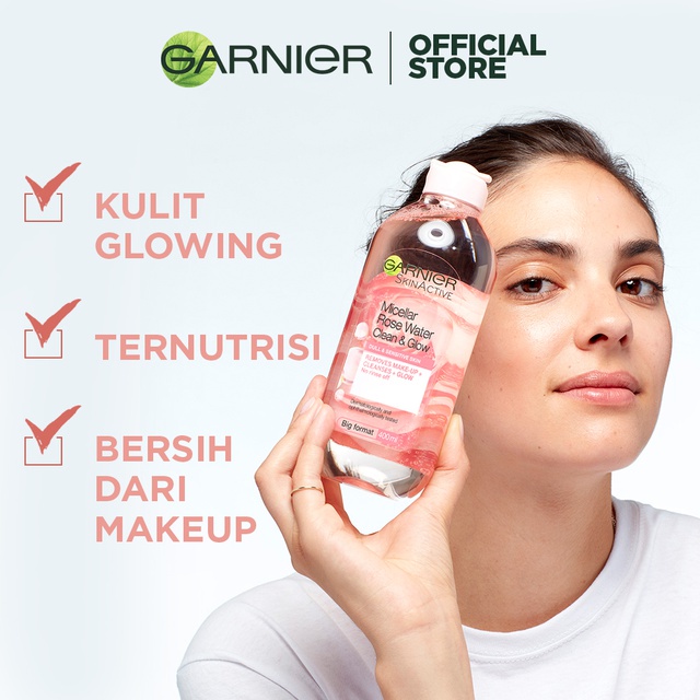 Garnier Micellar Rose Water Clean &amp; Glow - 125 ml