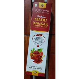 Sari Kurma Madu Angkak Gamat Gold EL Madinah Food 470 Gram / DBD / Sembelit / Mencegah Anemia