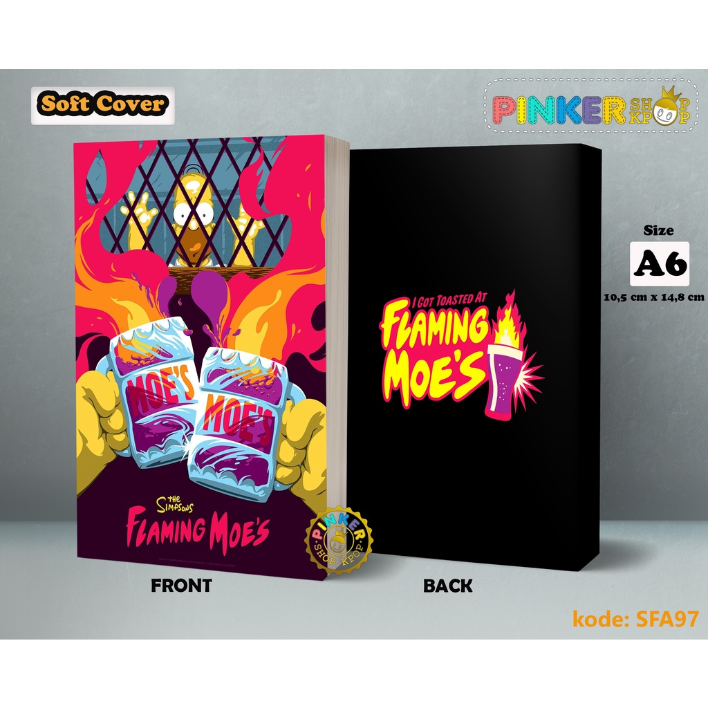 

(SFA97) Pocket Note Anime Cute Hype The Simpsons G Softcover