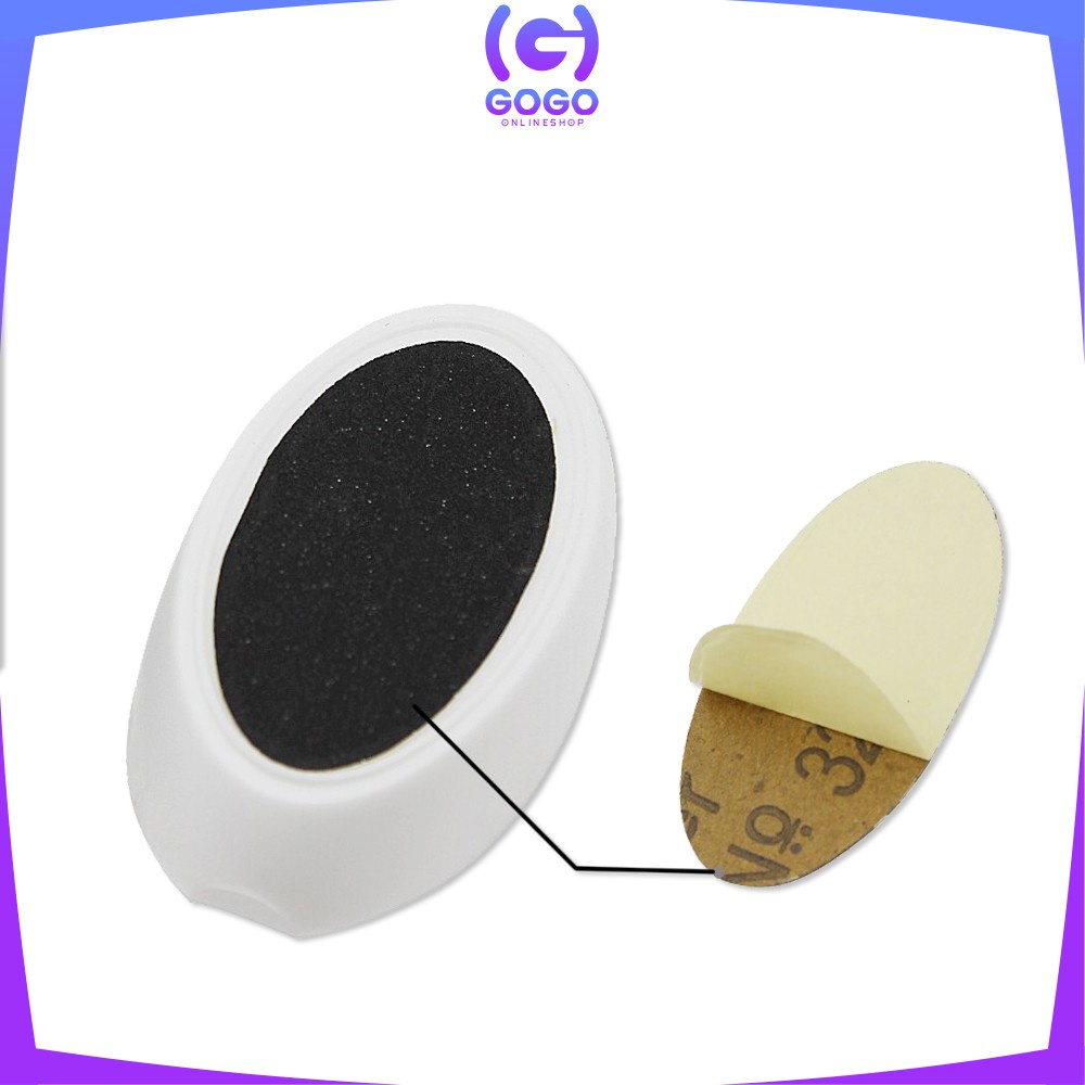 GOGO-C645 Ped Egg Penghalus Tumit Kaki Portabel Alat Pedicure / Gosok Pembersih Kapalan Kulit Mati / Alat Penghilang Kulit Kasar Telapak Kaki