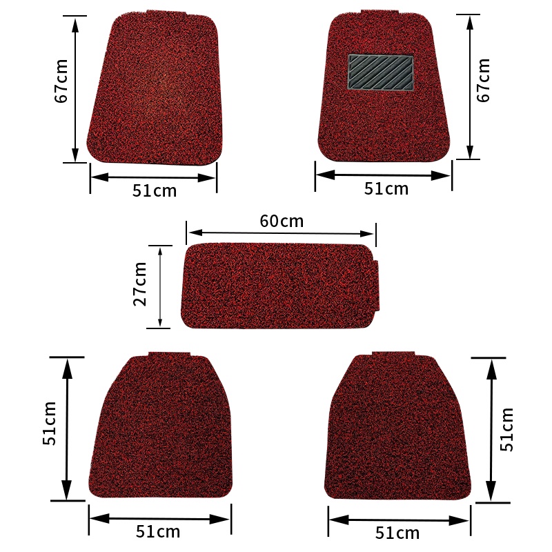 Bolizun Karpet Mobil Mie Bihun Universal  Umum  Semua mobil bisa Non bagasi - PREMIUM Universal Car Mats