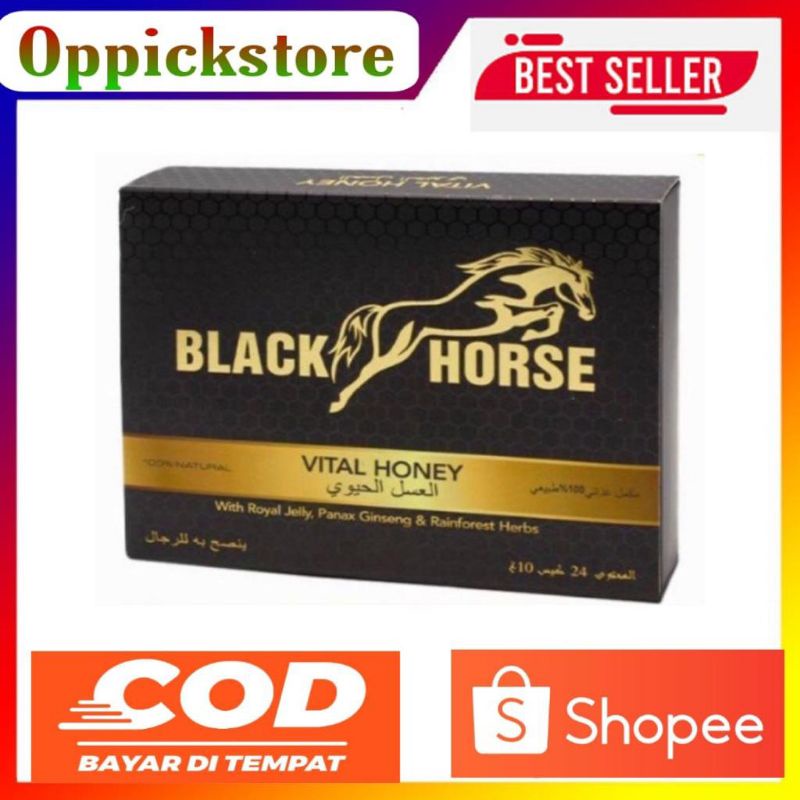 

Black Horse 1 Box 24 Sachet - Madu Vital Honey Original