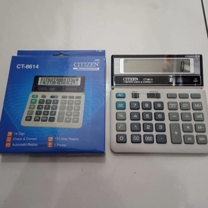 

Calculate Kalkulator Citizen Ct 8614 14 Digit