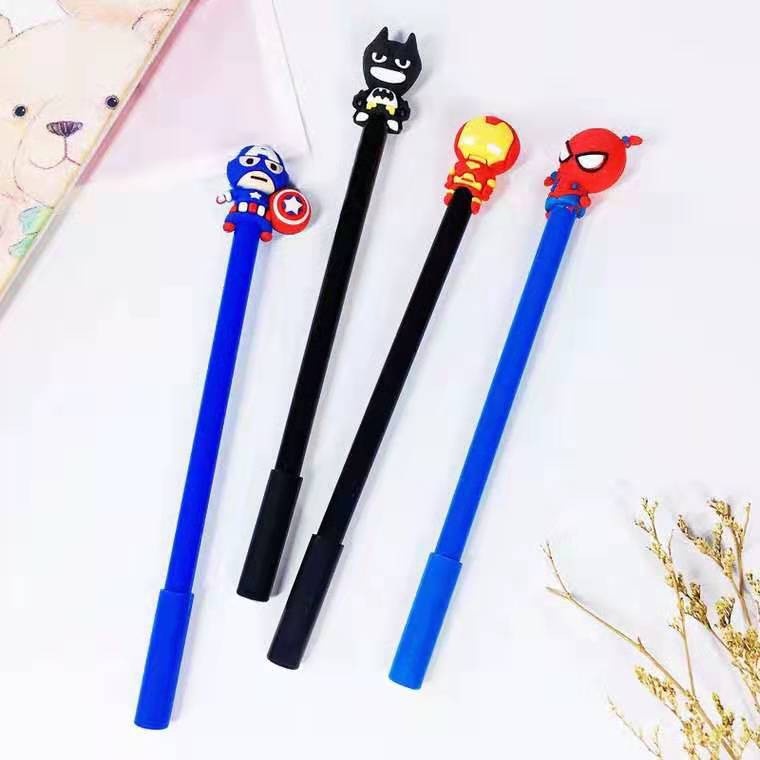 PEN GEL LUCU MARVEL PEN HERO AVENGER UNIK PULPEN SUPERHERO TERMURAH PENA IMPORT BISA GROSIR &amp; COD!!!