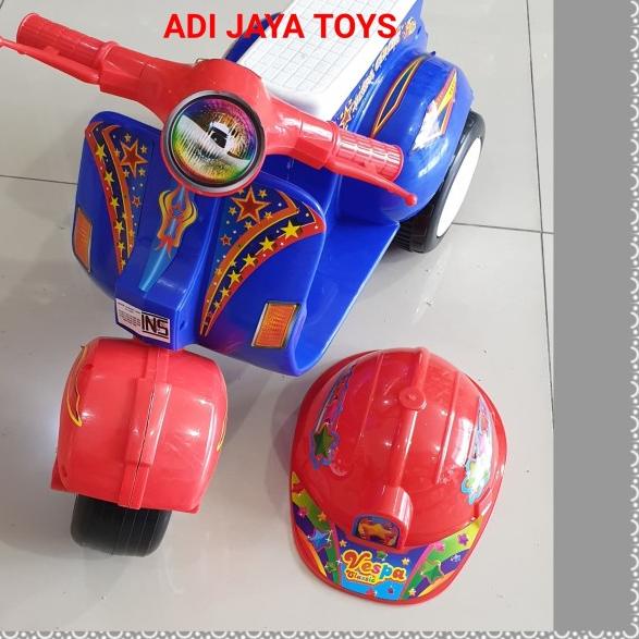 MAINAN VESPA MINI ANAK / MOBIL DORONG ANAK / SEPEDA ANAK / VESPA ANAK