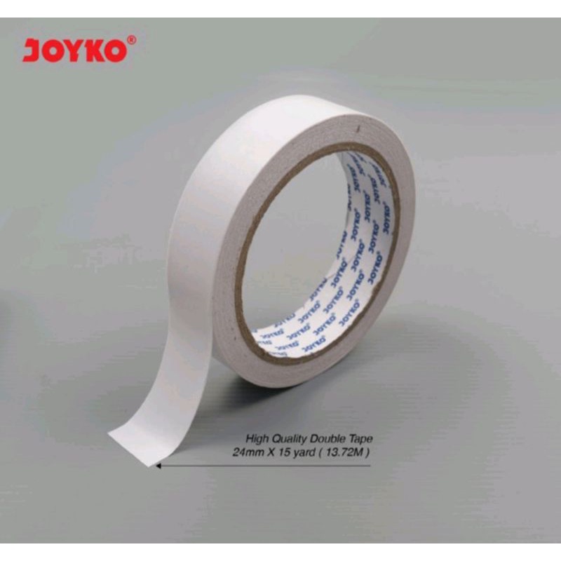 

(1 Biji) GROSIR Double Tape Joyko Joyko 24 mm x 15 yard Blue Core / Double Sided Tape Perekat 2 Sisi