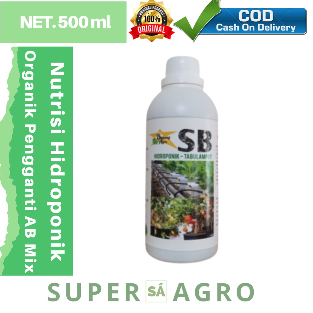 Pupuk Cair Nutrisi Hidroponik Organik Pengganti AB Mix