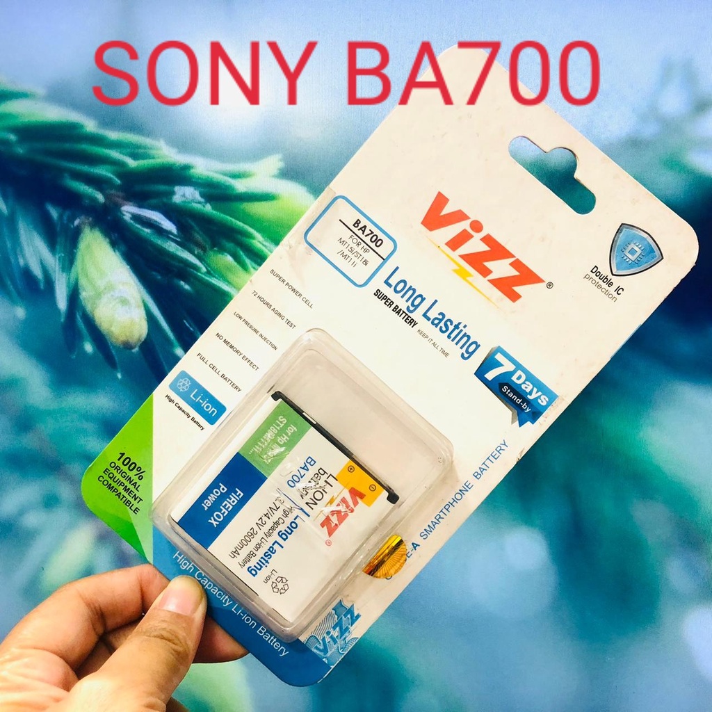 PROMO NEW BATERAI VIZZ SONY BST 36/ SONY BST 37/ SONY BST 39/ SONY BST 41/ SONY BST 43/ SONY EP500/ SONY BA600/ SONY BA700/ SONY BA750/ SONY BA800