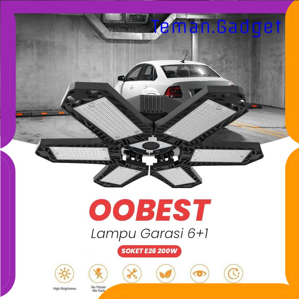 TG-LMP Oobest Lampu Garasi 6+1 Leaf Workshop Lighting Soket E26 200W - T-200