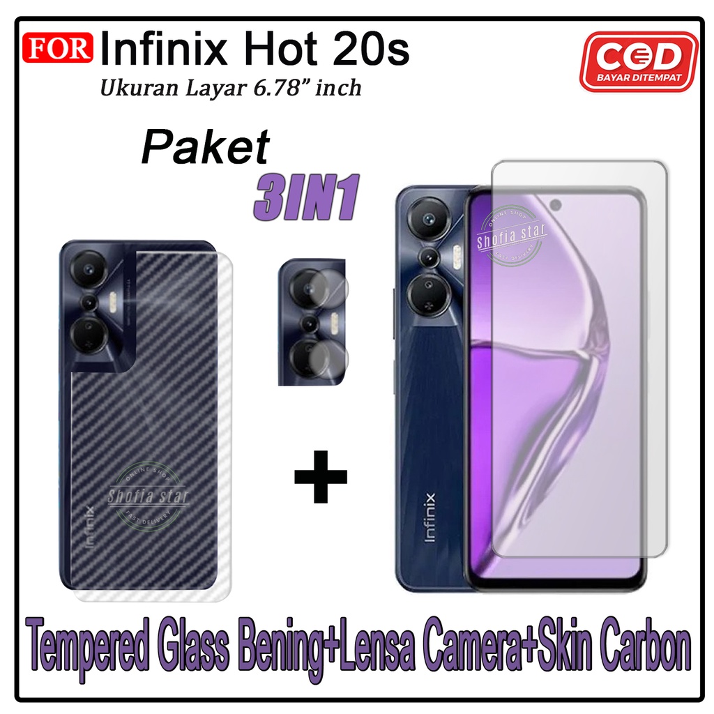 PAKET 3IN1 Ceramic Privacy Matte Infinix Hot 20s 20I 20 5G 20 Play Hot 12 Pro Hot 12 play Zero 20 Zero 5G 2023 Anti Spy Full Cover