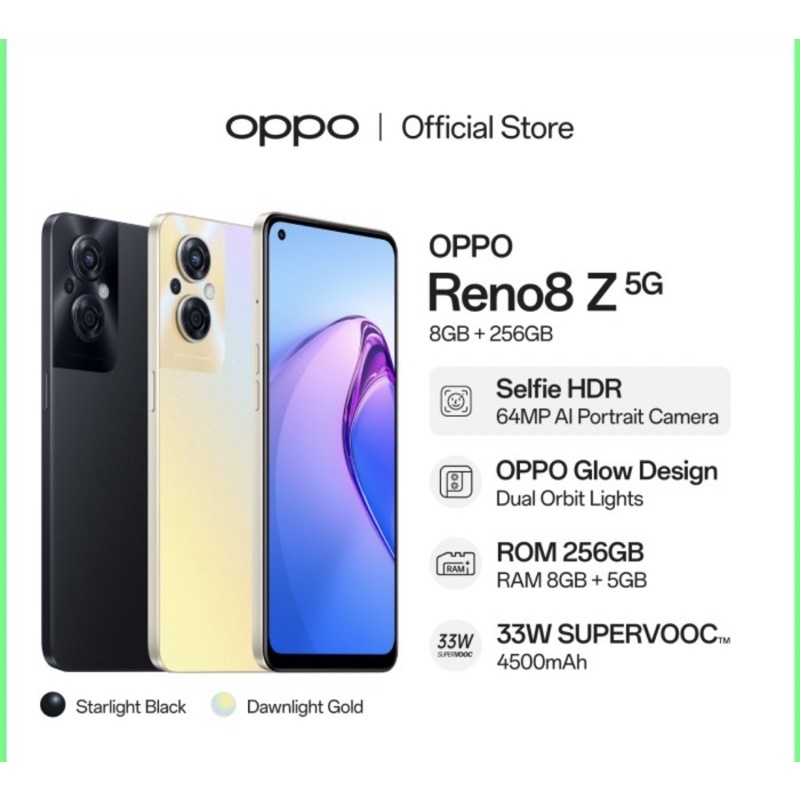OPPO Reno 8 Z 5G Ram 8/258Gb