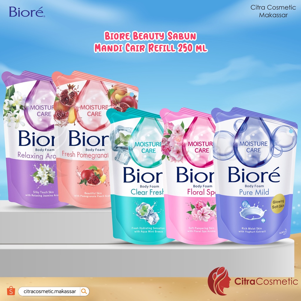 Biore Body Foam 250Ml Pouch Series
