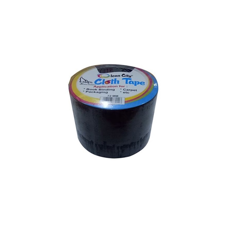 

Lakban Hitam OCI 3" LINEN TAPE 72mm WARNA HITAM